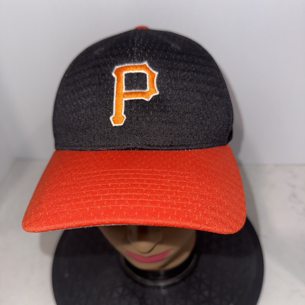 Pittsburgh Pirates RICHARDSON MENS MED-LRG ADJ Hat ORG/BLK MLB BASEBALL